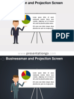 Businessman Projection Screen PGo 4 3 1