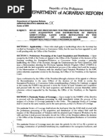 DAR Administrative Order 01 | PDF | Finance & Money Management