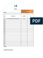 Subject: Pit Sample Analysis Period: MARCH 2019 Block: Gitan Operations