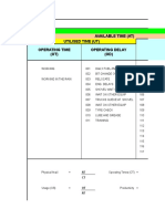 PT. TRI MANDIRI JAYA USAHA OPERATING TIME REPORT