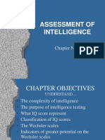 Chapter 9 - Assessment of Intelligence