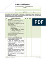 Cor-Ohs-Taf-000-000 Oshad Audit Checklist, V1