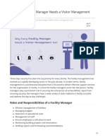 Why Every Facility Manager Needs A Visitor Management Tool