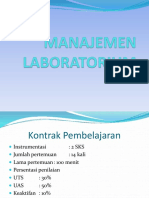 1. MANAJEMEN LABORATORIUM