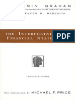 Interpretation of Financial Statements, The - Benjamin Graham Spencer B Meredith