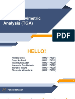 TGA Analysis of ZIF-8 Nanocrystals Synthesized in Aqueous Solution