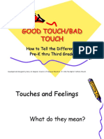 Good Touch/Bad Touch: How To Tell The Difference Pre-K Thru Third Grade