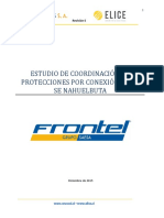 Informe de Coordinación de Protección Por Conexión de La SE Nahuelbuta