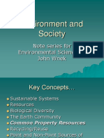 Environment and Society