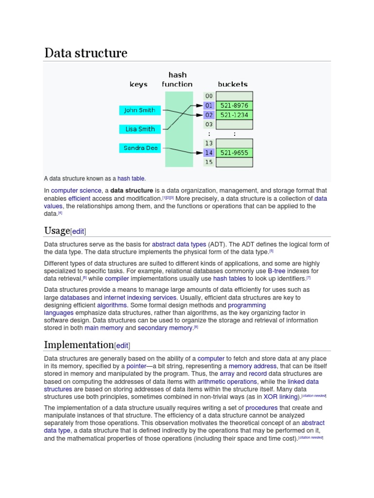 Data Structure | PDF | Data Structure | Data Type