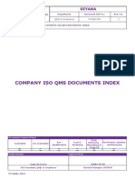 Fm-Qaqc-0001 Company Iso Qms Documents Index