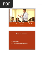 Formação Liderança