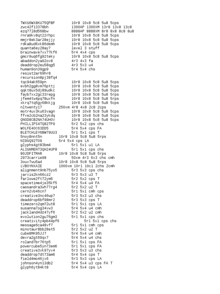 Ingress Passcodes Compilation 2024 | PDF | Technology & Engineering