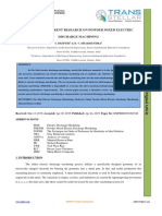 A Review of Current Research On Powder Mixed Electric Discharge Machining