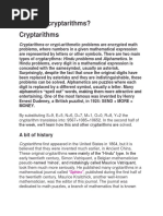 Cryptarithms Info1