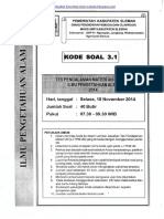 TPM 1 SMP Sleman 17-18 November 2014 Ipa Kode 3.1 PDF