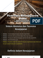 Teorema Kesejajaran