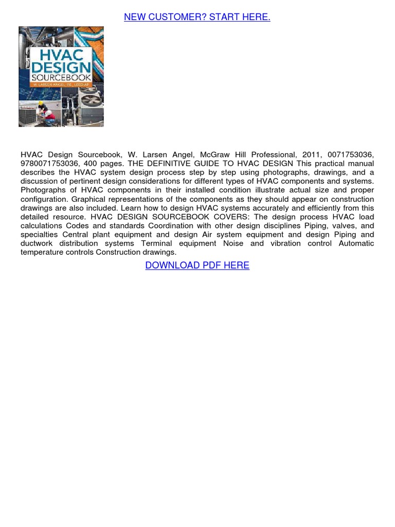 HVAC Design Sourcebook Overview | PDF | Hvac | Engineering