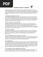 PLAYERS CODE OF CONDUCT.doc