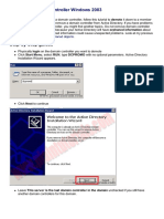 Demote A Domain Controller Windows 2003