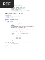 ascending The Elements of The Array: Console Console