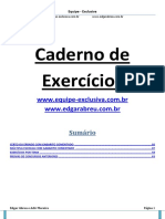 Caderno de Exercícios