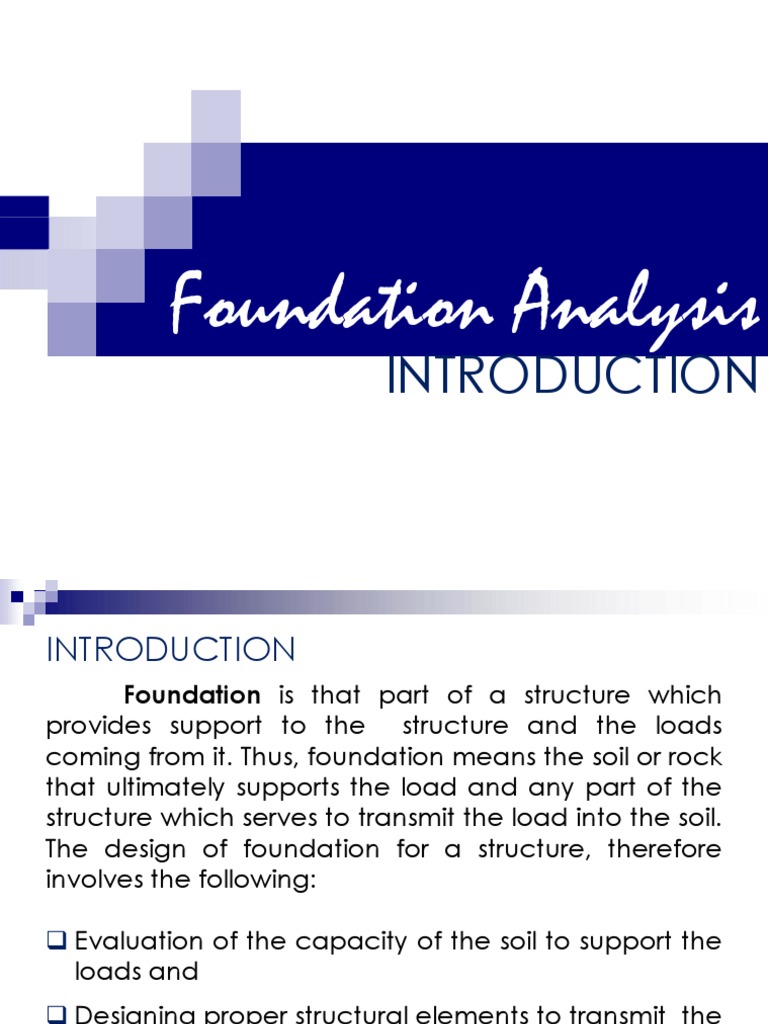 Foundation Design and Soil Analysis | PDF | Foundation (Engineering ...