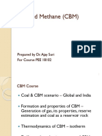 Coalbed Methane (CBM) : Prepared by Dr. Ajay Suri For Course PEE 18102