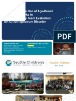 Evidence for the Use of Age-Based Diagnostic Tracks in Interdisciplinary Team Evaluation for Autism Spectrum Disorder