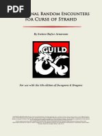 Additional Random Encounters for Curse of Strahd