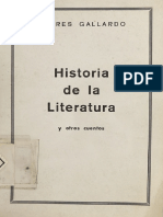 Andrés Gallardo - Historia de La Literatura y Otros Cuentos