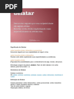 Significado de Delatar