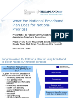 What the National Broadband Plan Does for National Priorities