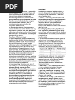 Functions of Network Layer Routing Table