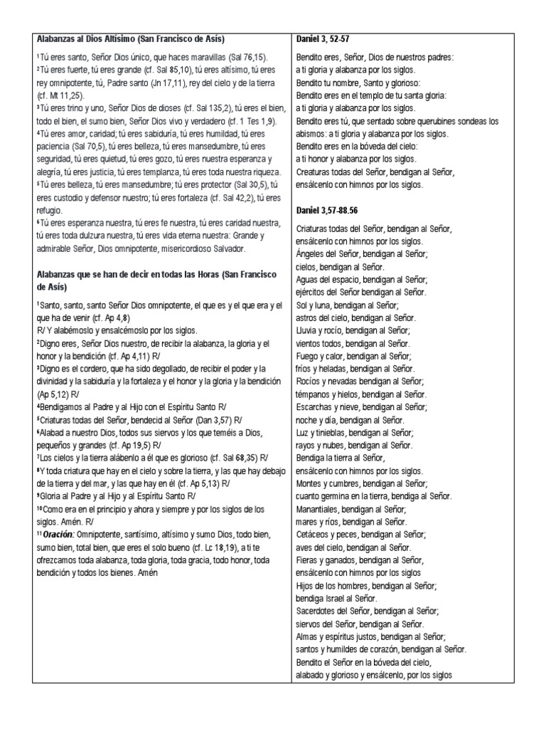 Salmos de Alabanza | PDF | Dios | Teología