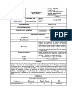 Fichas Técnicas