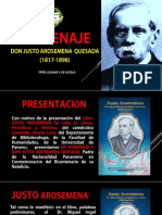 HOMENAJE - DR Justo Arosemena Quesada - Bicentenario