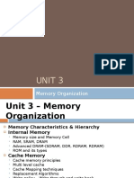 Unit 3 - Memory Organization