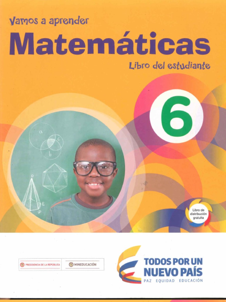 Vamos A Aprender Matematicas 6 Libro Del Estudiante Completo Pdf