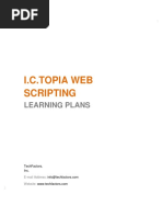 ICTWS - (18.3.2) Web Scripting Learning Plans - SJE