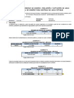 Parametros de Diseño de Agua