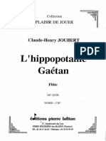 Claude-Henry Joubert L`hippopotame Gaétan