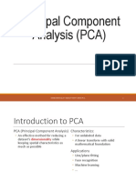 Principal Component Analysis (PCA) : Dimensionality Reduction Using Pca
