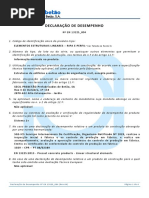 Secil Pre-Fabricados Declaração de Desempenho