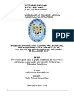 TESIS UNPRG. Modelo de Comunicación Cultural para Mejorar El Proceso de Interacción Comunicativa en EBR Colegio San Ramón de Cajamarca.