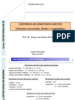 Critérios de Dimensionamento PDF