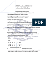 Soal TP I Praktikum IM