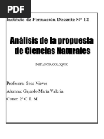Analisis de La Planificacion Naturales