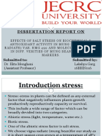 Dissertation Report On: Dr. Ekta Menghani (Assistant Professor) Lakshya Garg 16BBIN016