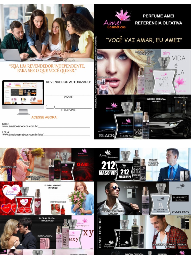 Revista Catálogo Amei Cosméticos 2018 PDF | PDF